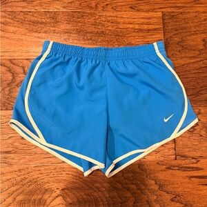Nike Girl’s Bright Blue Athletic Shorts. YM